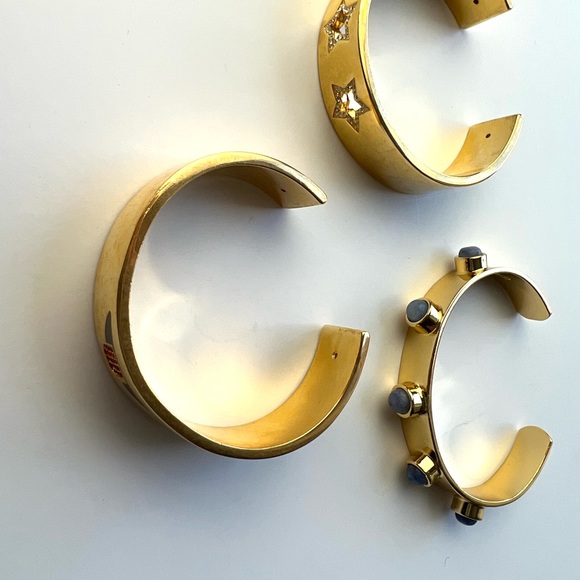 Bauble  Bar Texas Bangle Stack set of 3 nwot - Picture 4 of 6